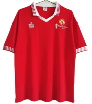 1977 Manchester United Retro Jersey Home