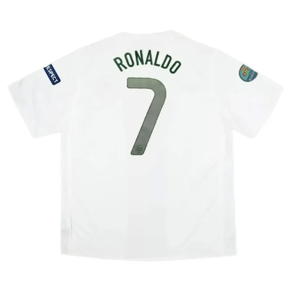 Portugal Ronaldo #7 Retro Jersey Away Replica Euro Cup 2012