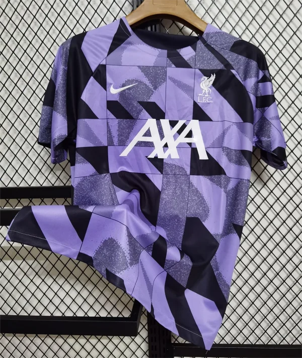 Liverpool Training Wear Purple Football Shirt  2023/2024