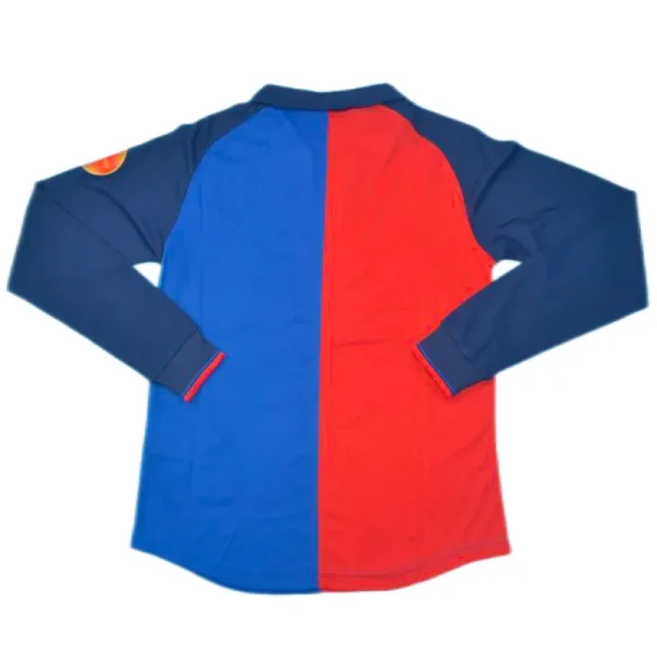 1999/00 Barcelona Retro Home Long Sleeve Jersey