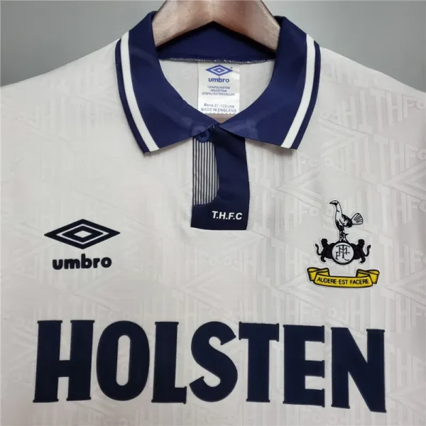 1991/93 Tottenham Hotspur Retro Soccer Jersey Home Replica