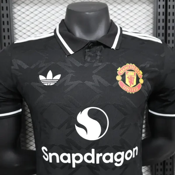 24-25 Manchester United Player Version Black POLO Shirt