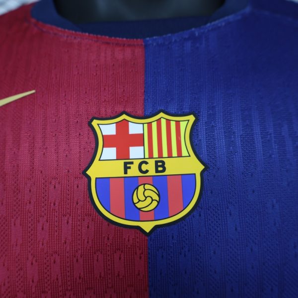 2024/25 Barcelona Home Jersey Long Sleeve Player Version