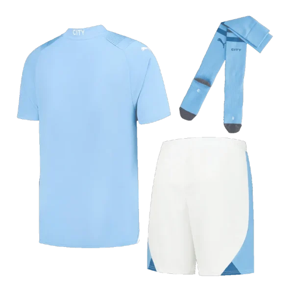 Manchester City Home Whole Kit(Jersey+Shorts+Socks) 2023/24