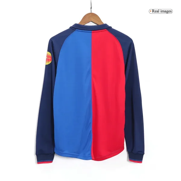 1999/00 Barcelona Retro Home Long Sleeve Jersey