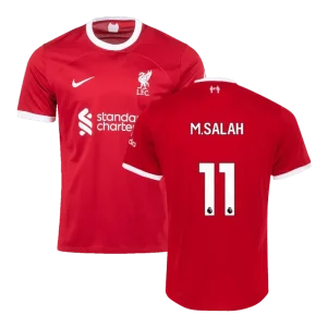 M.SALAH #11 VIRGIL #4 SZBOSZLAI #8 MAC ALLISTER #10 Liverpool Home Jersey 2023/24