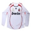 2006/07 AC Milan UCL Final Retro Jersy Away Long Sleeve
