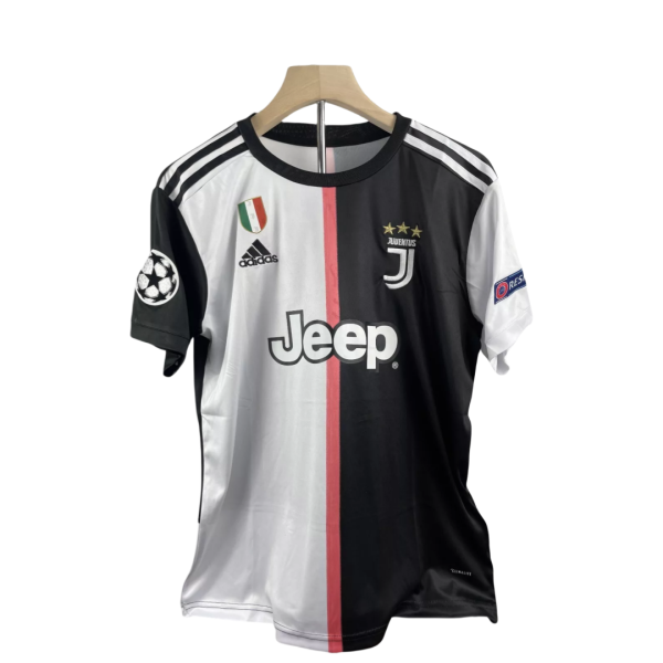 2019-20 Juventus Home Retro Soccer Jersey Adidas Ronaldo #7