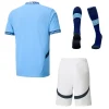 24-25 Manchester City Home Whole Kit Jersey+Shorts+Socks