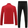 2023-24 Kids AC Milan Zipper Sweatshirt Kit(Top+Pants) Red