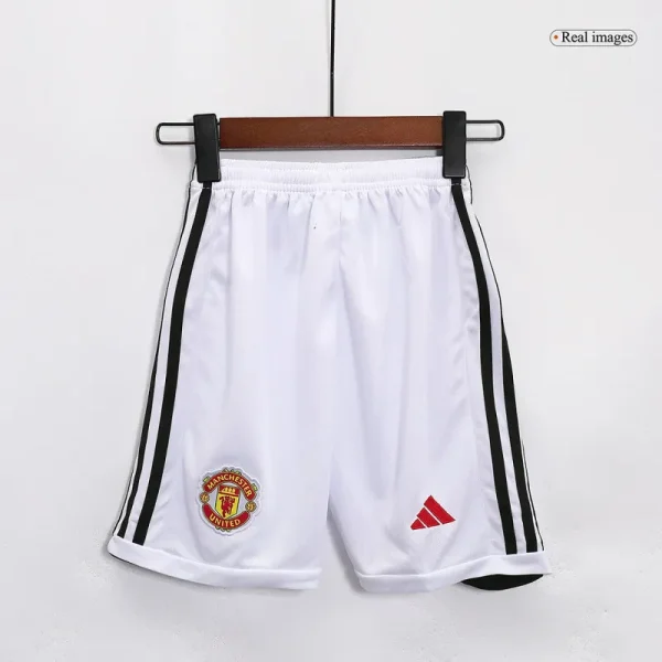 2023/24 Kids Manchester United Home Jersey Kit
