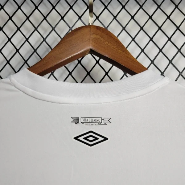 Brazilian Neymar Santos Football Club home jersey 24-25