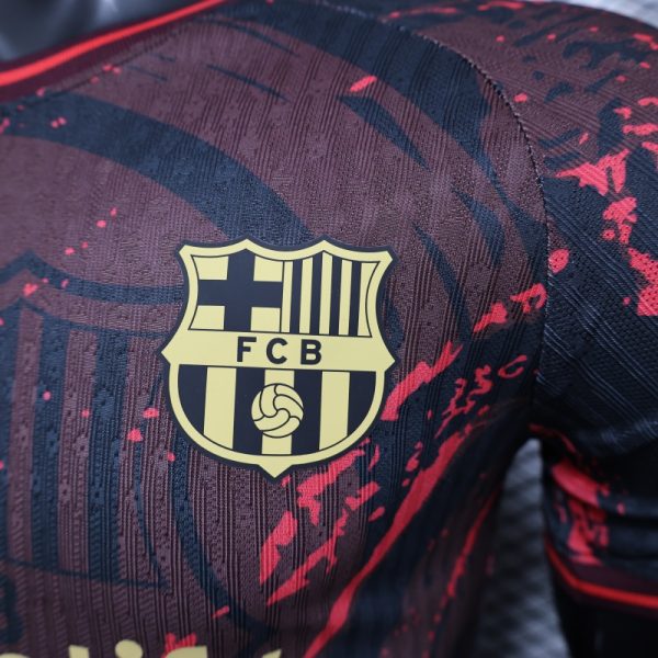 2024/25 Barcelona Away Jersey Spotify Logo Without Text Player Version