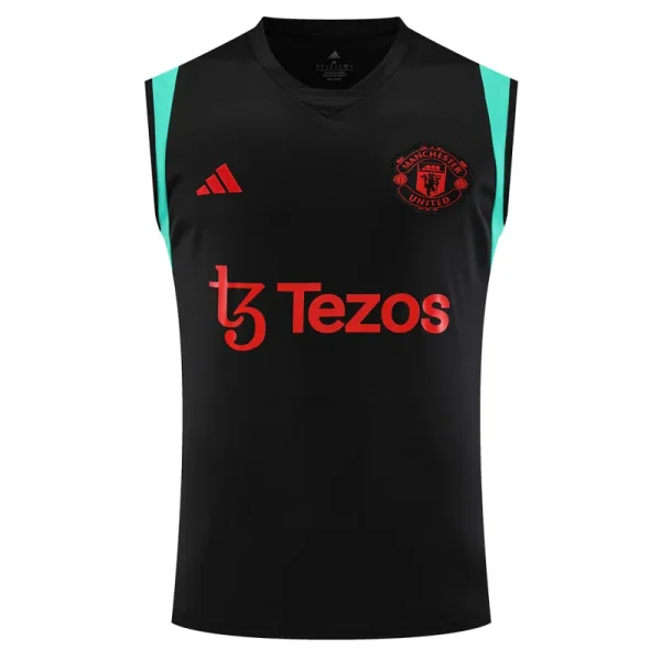 2023/24 Manchester United Pre-Match Vest Jersey Black