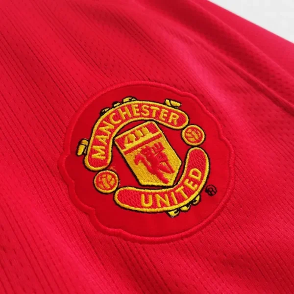 2007-08 Manchester United Retro Long Sleeve Jersey UCL Final Home