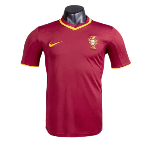 Portugal Retro Soccer Jersey Home Replica Euro Cup 2000