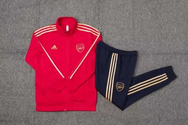 Arsenal Long Zip Jacke Red Football Shirt 2023/2024