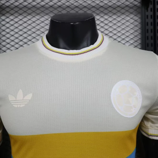 2024-25 Colombia Nation Jacquard 100th Anniversary Edition Player Version Football Jersey Soccer Shirt