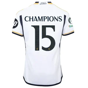 [CHAMPIONS #15] Real Madrid UCL FINAL Home Jersey 2023/24¡¾Customize Unavailable¡¿