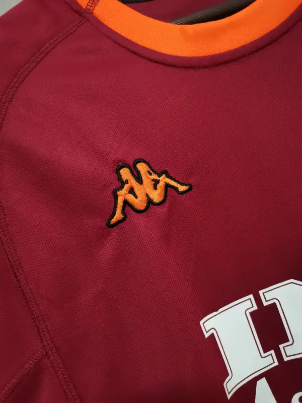 2000/01 Roma Retro Jersey Home