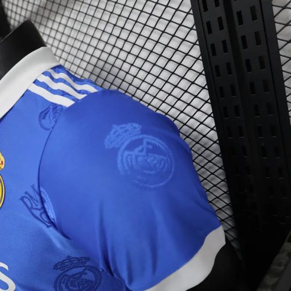 2025-26 Real Madrid Men's Polo Shirt Biue