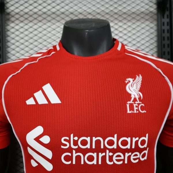 2025/26 Liverpool Home Player Version Soccer Jersey