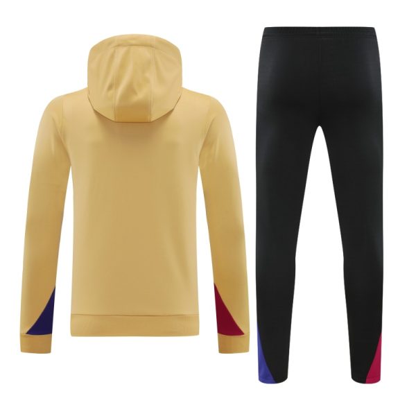 2024-25 Barcelona Zipper Sweatshirt Kit(Top+Pants) White