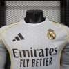2025-26 Real Madrid Home Soccer Jersey Player Version Shirt Long Sleeve