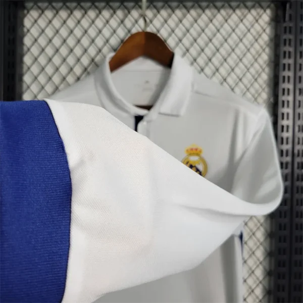 2016/17 Real Madrid Retro Long Sleeve Home Jersey