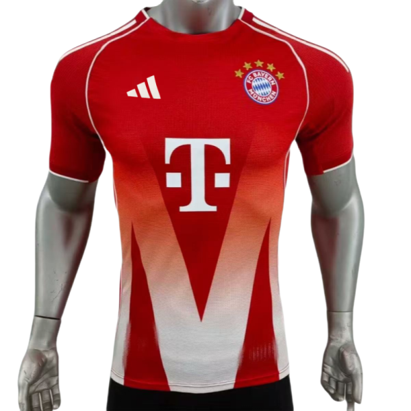 2025/26 Bayern Munich Home Player Version Soccer Jersey