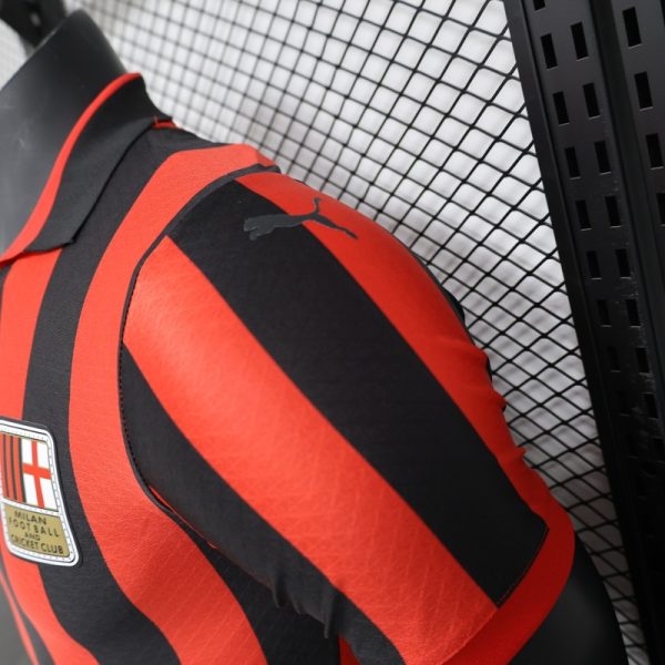 AC Milan 2024-25 Home Soccer Jersey Player Version