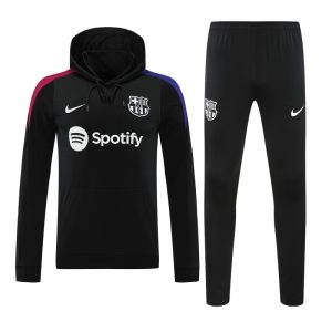 2024-25 Barcelona Zipper Sweatshirt Kit(Top+Pants) White