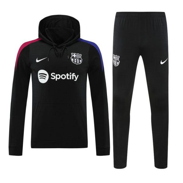 2024-25 Barcelona Zipper Sweatshirt Kit(Top+Pants) White