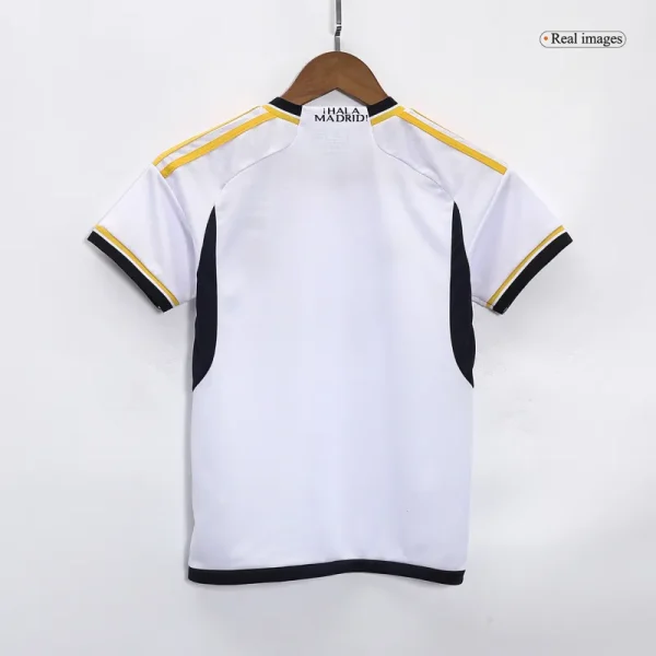2023/24 Kids Real Madrid Home Jersey Kit