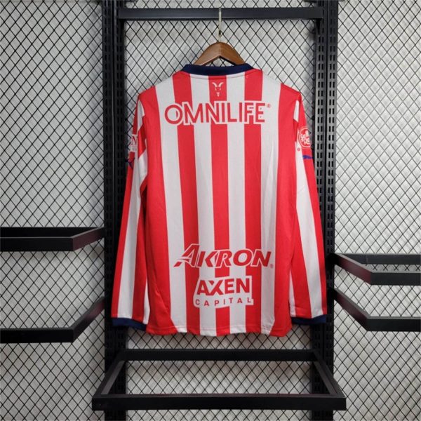 Puma Men's Chivas Home Long Sleeve Football Jersey 24-25