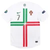 Portugal Ronaldo #7 Retro Jersey Away Replica Euro Cup 2012