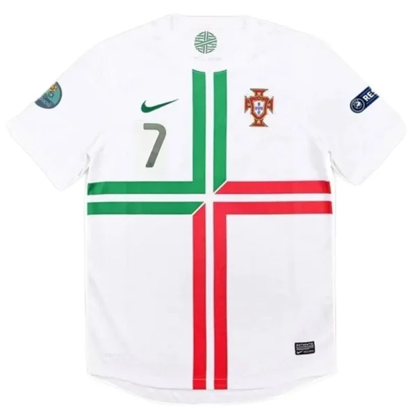 Portugal Ronaldo #7 Retro Jersey Away Replica Euro Cup 2012