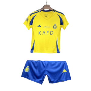 2024-25 Kids Al Nassr Home Kit Jersey+Shorts