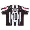 2002-03   Juventus Del Piero #10 Retro Jersey Home Replica