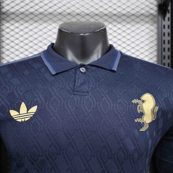 24-25 Juventus Away Soccer Jersey Player Version Long Sleeve