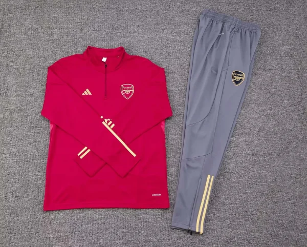 Arsenal Half-Pull Training Suit Red Football Shirt 2023/2024
