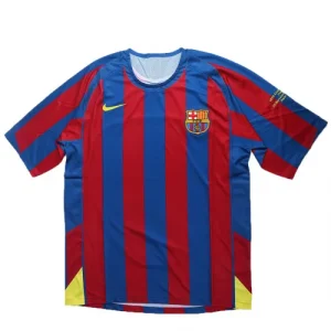 2005/06 Barcelona UCL Final Retro Jersey Home