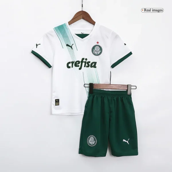 Kids SE Palmeiras 2023/24 Away Jersey Kit Replica