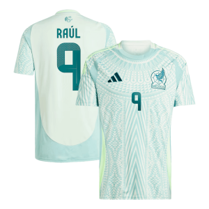 RAúL #9 Mexico Adidas Soccer Jersey Away Custom Shirt 2024