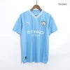 Manchester City Home Jersey Kit(Shirt+Shorts) 2023/24