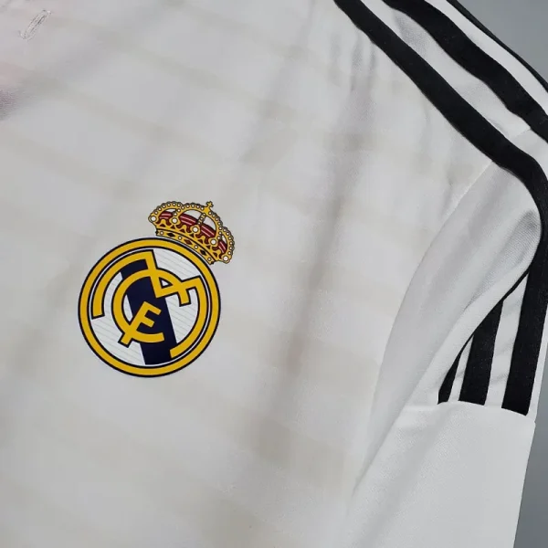 2014/15 Real Madrid Retro Long Sleeve Jersey Home