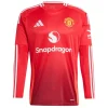 2024/25 Manchester United Home Long Sleeve Jersey