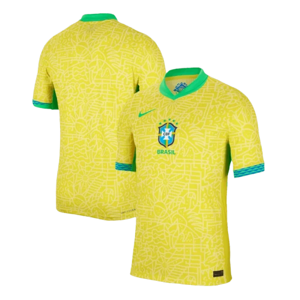 Authentic Nike Soccer Jersey Brazil Home Shirt 2024