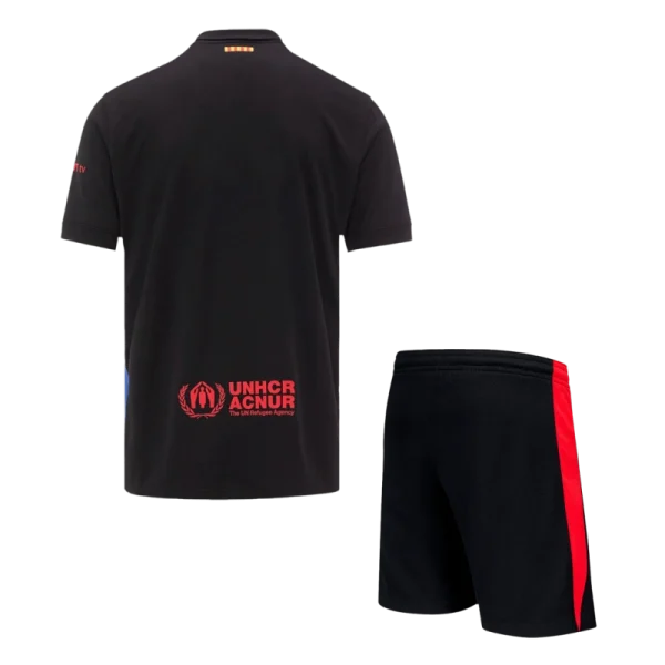 Barcelona Away Soccer Uniform Kits 2024-25 - Spotify Logo Without Text