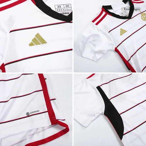 Kids CR Flamengo 2023/24 Away Jersey Kit